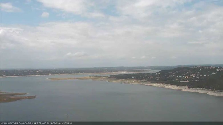 Lake Travis webcam, September 23, 2024 1:45 PM CT
