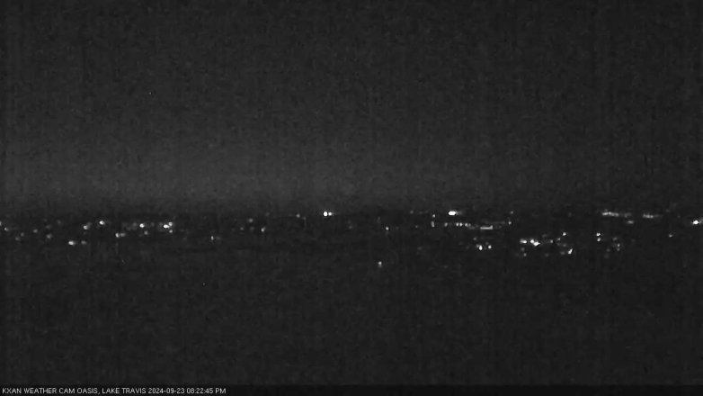 Lake Travis webcam, September 23, 2024 8:25 PM CT