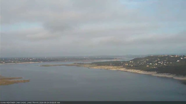 Lake Travis webcam, September 24, 2024 9:00 AM CT