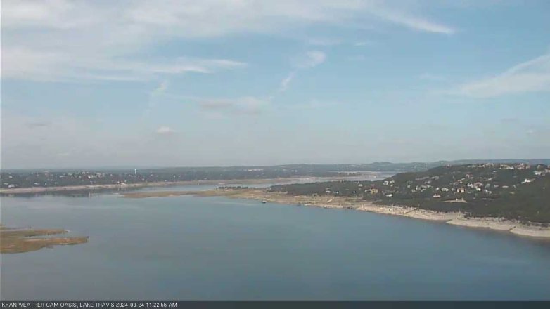 Lake Travis webcam, September 24, 2024 11:25 AM CT