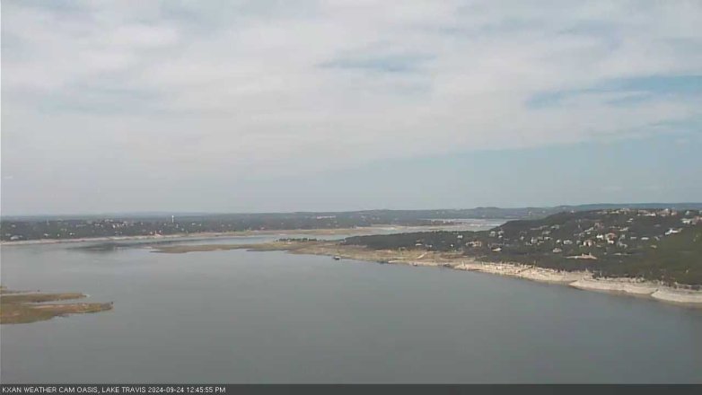 Lake Travis webcam, September 24, 2024 12:45 PM CT