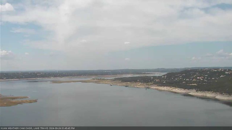 Lake Travis webcam, September 24, 2024 1:45 PM CT