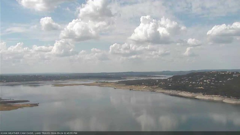 Lake Travis webcam, September 24, 2024 2:45 PM CT