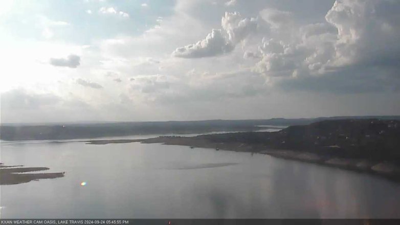 Lake Travis webcam, September 24, 2024 5:45 PM CT