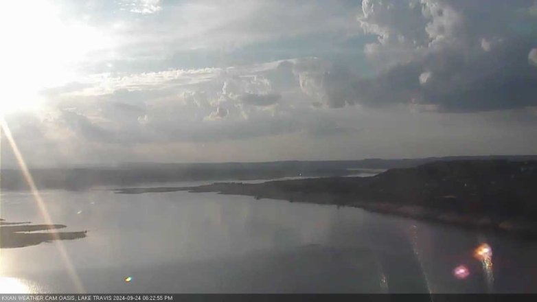 Lake Travis webcam, September 24, 2024 6:25 PM CT