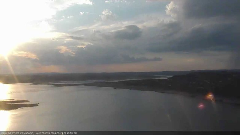 Lake Travis webcam, September 24, 2024 6:45 PM CT