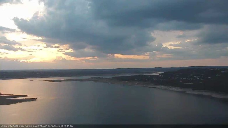 Lake Travis webcam, September 24, 2024 7:25 PM CT