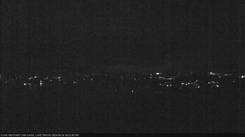 Lake Travis webcam, September 24, 2024 8:25 PM CT