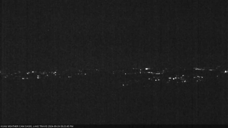 Lake Travis webcam, September 24, 2024 9:25 PM CT