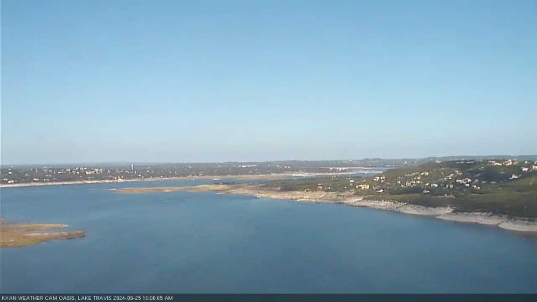 Lake Travis webcam, September 25, 2024 10:00 AM CT