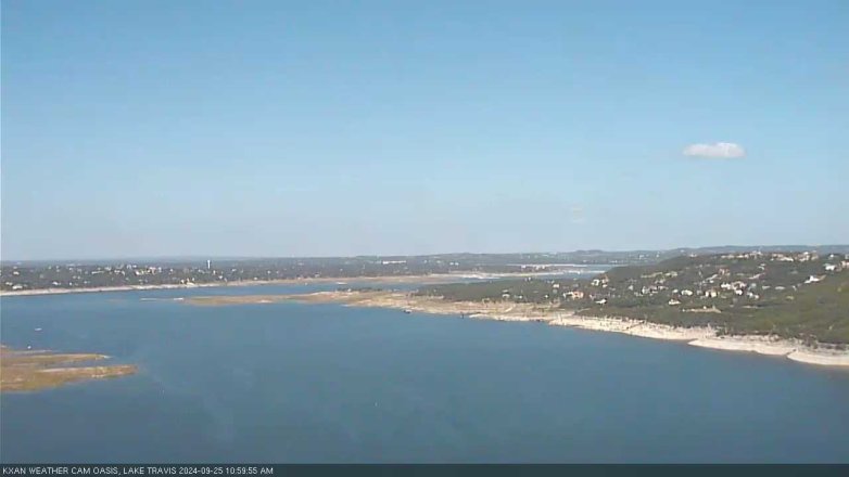 Lake Travis webcam, September 25, 2024 11:00 AM CT