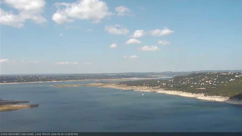 Lake Travis webcam, September 25, 2024 12:45 PM CT