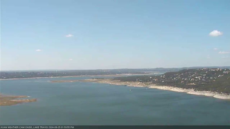 Lake Travis webcam, September 25, 2024 2:00 PM CT