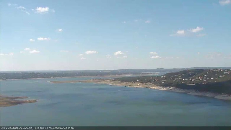 Lake Travis webcam, September 25, 2024 2:45 PM CT