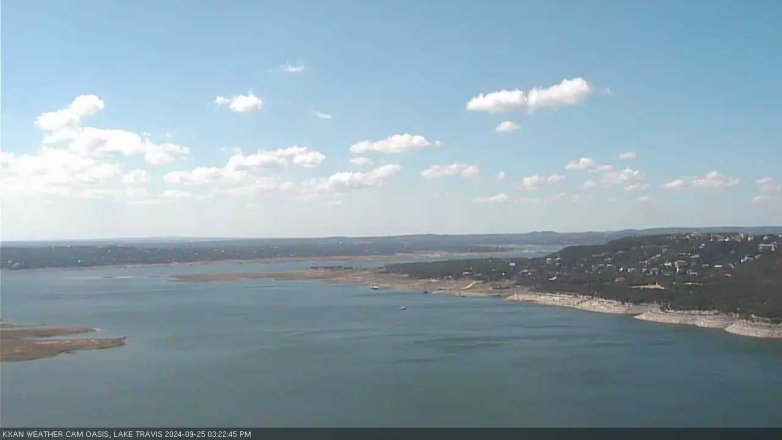 Lake Travis webcam, September 25, 2024 3:25 PM CT