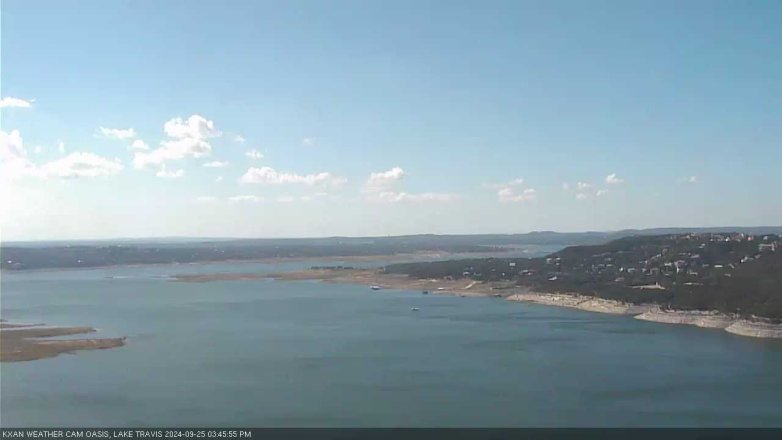 Lake Travis webcam, September 25, 2024 3:45 PM CT