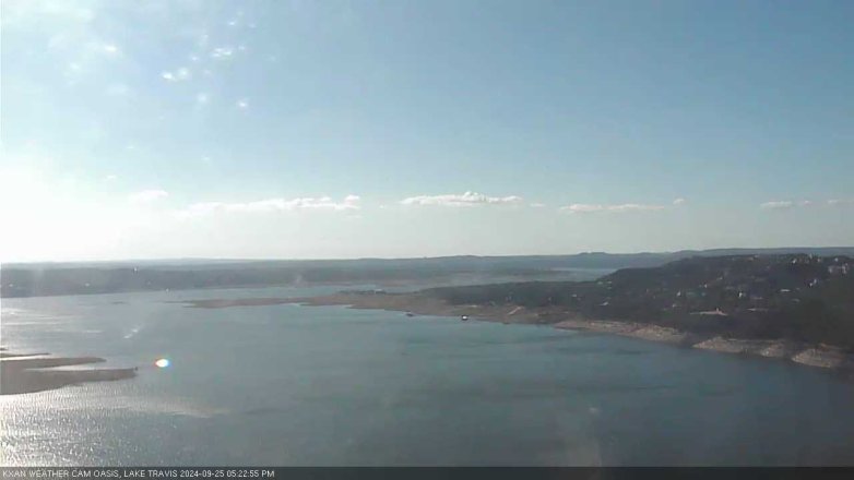 Lake Travis webcam, September 25, 2024 5:25 PM CT
