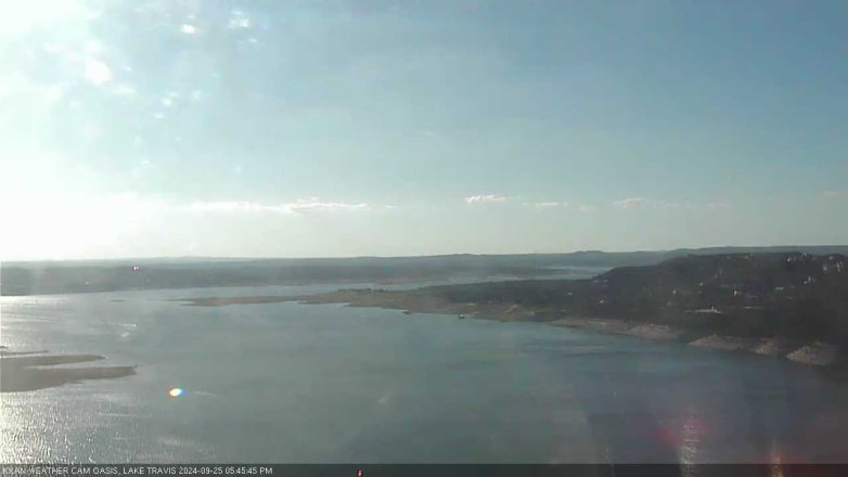 Lake Travis webcam, September 25, 2024 5:45 PM CT