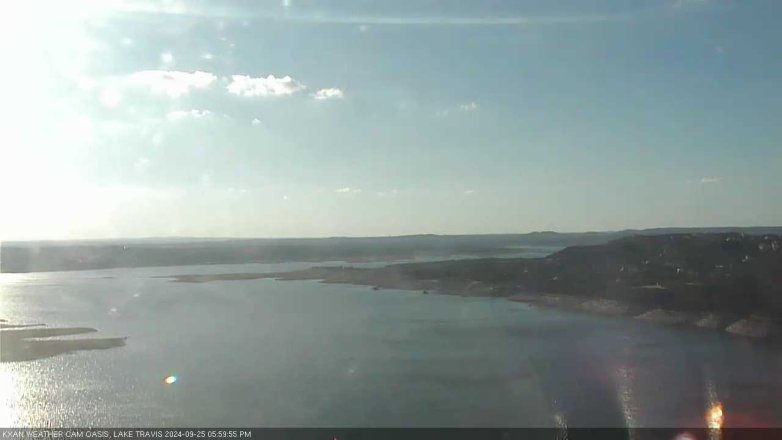 Lake Travis webcam, September 25, 2024 6:00 PM CT