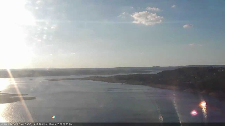 Lake Travis webcam, September 25, 2024 6:25 PM CT