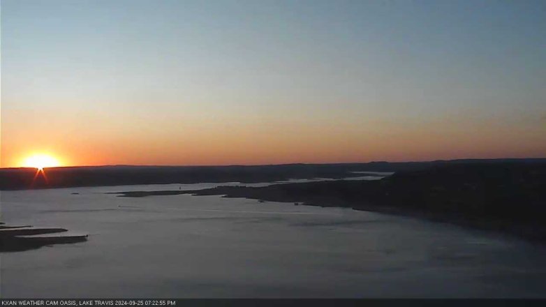 Lake Travis webcam, September 25, 2024 7:25 PM CT