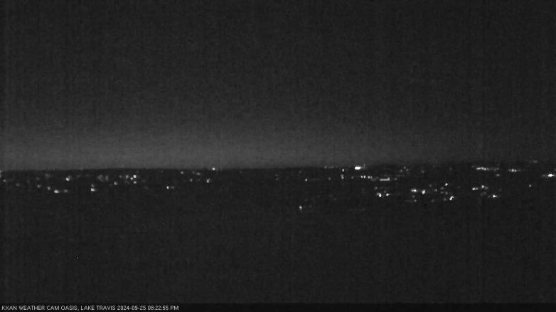 Lake Travis webcam, September 25, 2024 8:25 PM CT