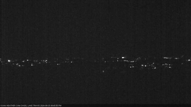 Lake Travis webcam, September 25, 2024 8:45 PM CT