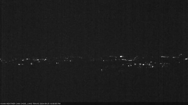 Lake Travis webcam, September 25, 2024 10:00 PM CT