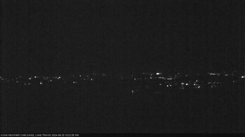 Lake Travis webcam, September 25, 2024 10:25 PM CT