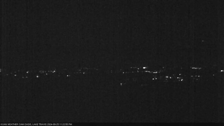 Lake Travis webcam, September 25, 2024 11:25 PM CT