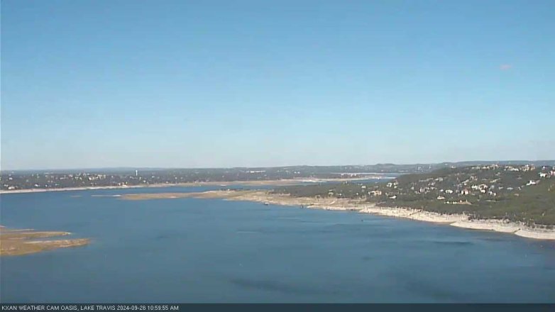 Lake Travis webcam, September 26, 2024 11:00 AM CT