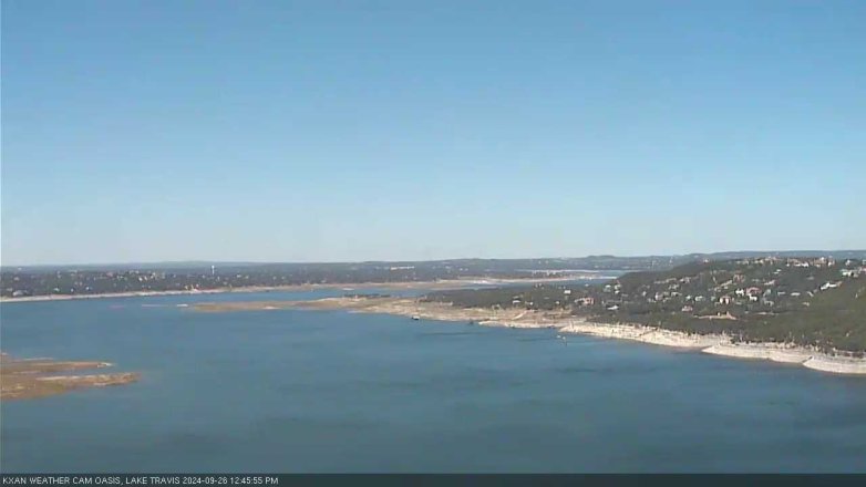 Lake Travis webcam, September 26, 2024 12:45 PM CT