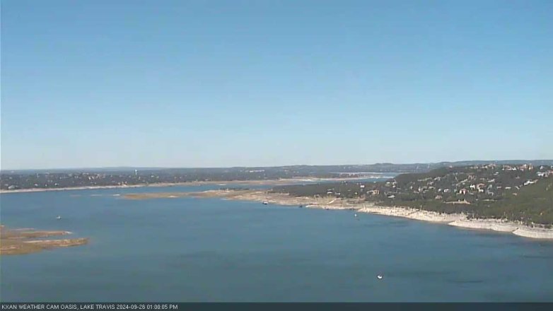 Lake Travis webcam, September 26, 2024 1:00 PM CT