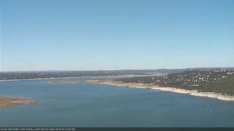 Lake Travis webcam, September 26, 2024 1:25 PM CT