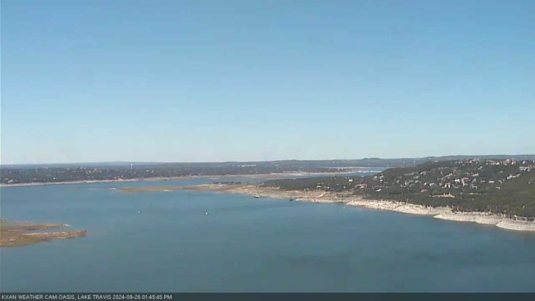 Lake Travis webcam, September 26, 2024 1:45 PM CT