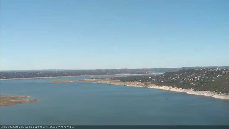 Lake Travis webcam, September 26, 2024 2:00 PM CT