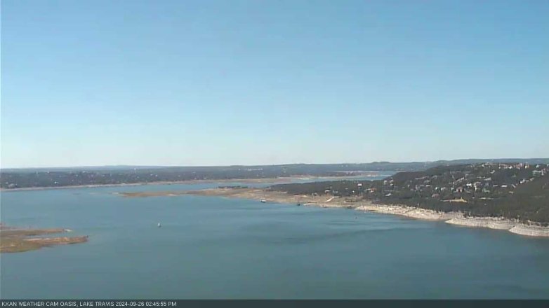 Lake Travis webcam, September 26, 2024 2:45 PM CT