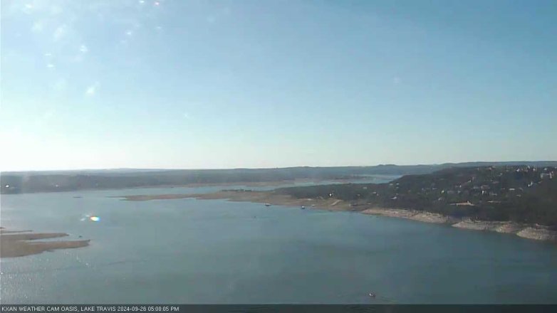 Lake Travis webcam, September 26, 2024 5:00 PM CT