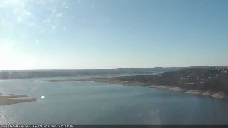 Lake Travis webcam, September 26, 2024 5:25 PM CT