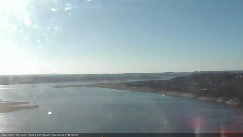 Lake Travis webcam, September 26, 2024 5:45 PM CT