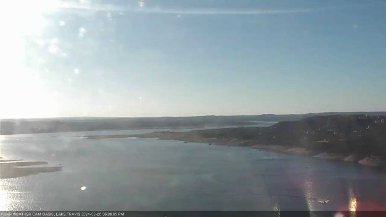 Lake Travis webcam, September 26, 2024 6:00 PM CT