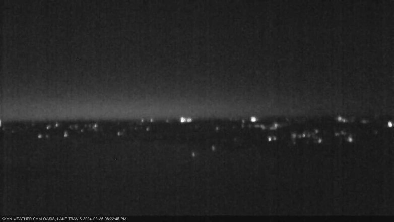 Lake Travis webcam, September 26, 2024 8:25 PM CT