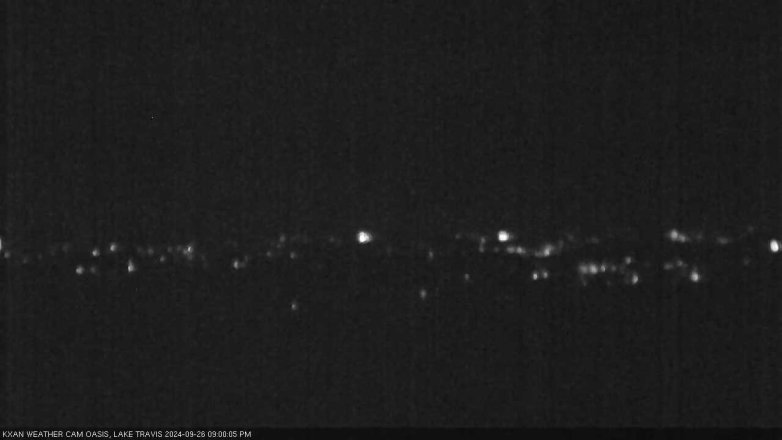 Lake Travis webcam, September 26, 2024 9:00 PM CT