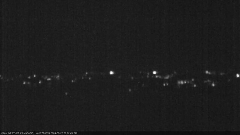 Lake Travis webcam, September 26, 2024 9:25 PM CT