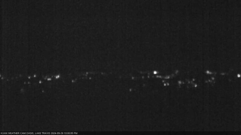 Lake Travis webcam, September 26, 2024 10:00 PM CT