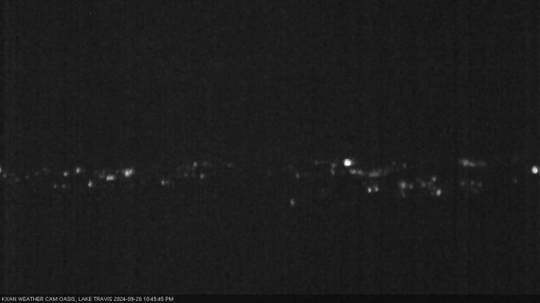 Lake Travis webcam, September 26, 2024 10:45 PM CT