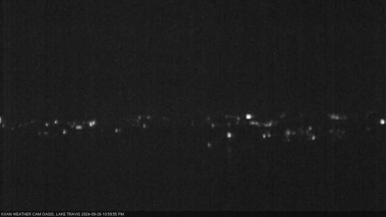 Lake Travis webcam, September 26, 2024 11:00 PM CT