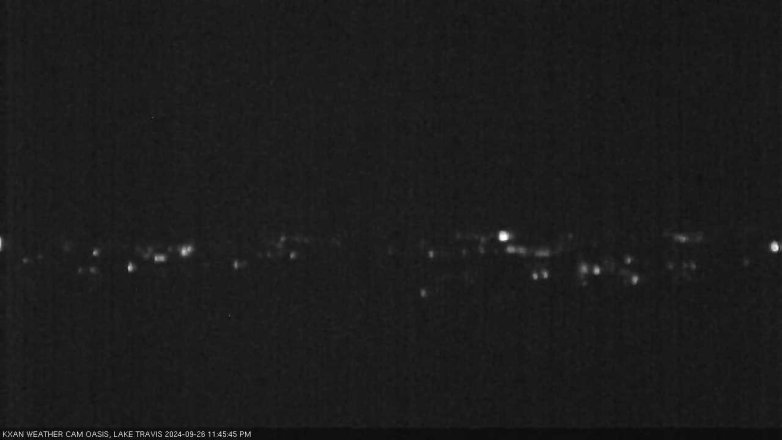 Lake Travis webcam, September 26, 2024 11:45 PM CT