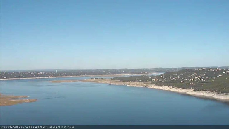 Lake Travis webcam, September 27, 2024 10:45 AM CT