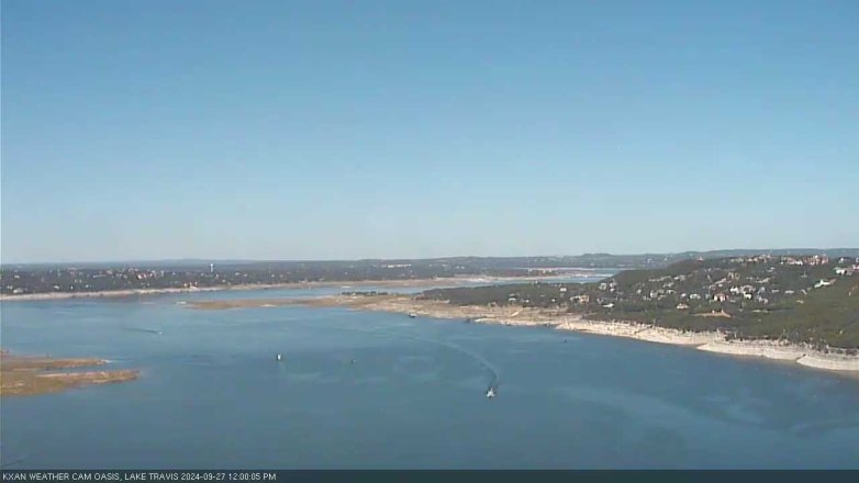 Lake Travis webcam, September 27, 2024 12:00 PM CT